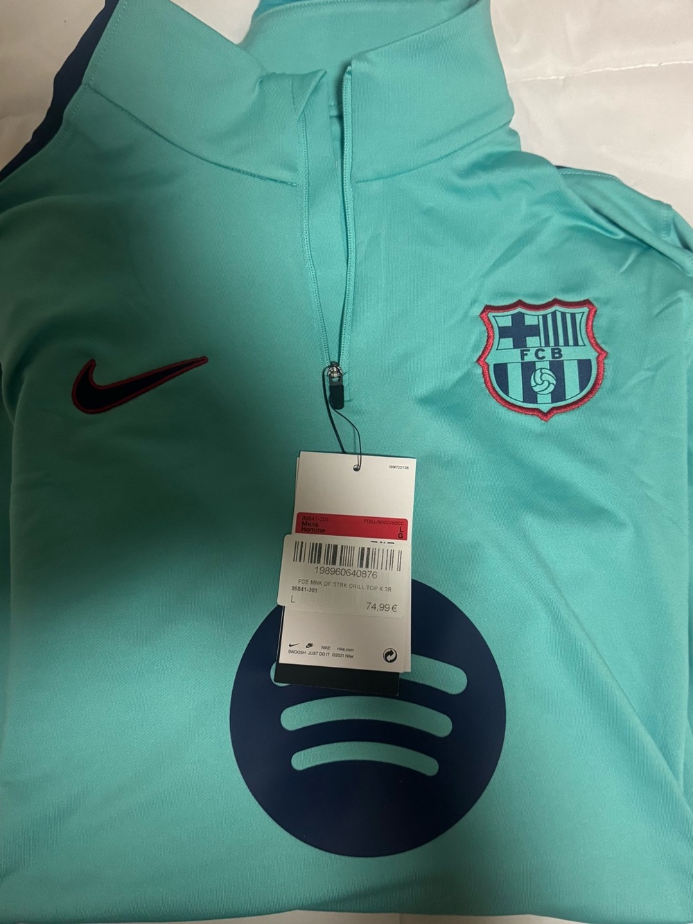 Nike Adult FC Barcelona 2026 Third Strike 1/4 Zip Training Pullover